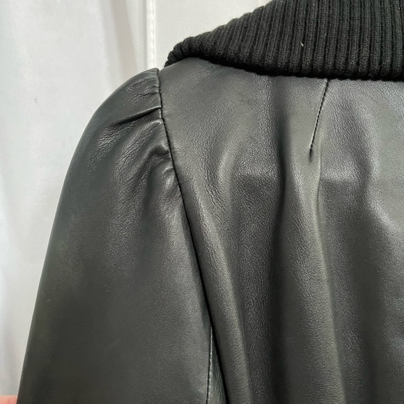 French Connection Leather Jacket - Picture 4 of 7